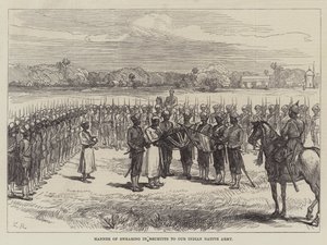 Modo di giurare le reclute nel nostro esercito nativo indiano da Sir John Charles Robinson