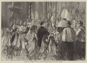 Matrimonio del marchese di Bute con l