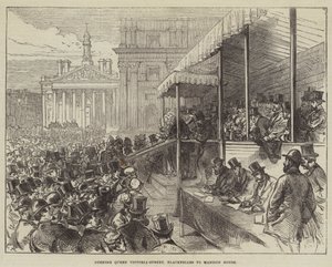 Apertura di Queen Victoria-Street, Blackfriars a Mansion House da Sir John Charles Robinson