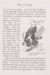 Il Coniglio Bianco splendidamente vestito da Charles Robinson
