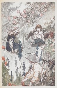 I bambini nel giardino segreto: Mary Lennox, Colin Craven e Dickon Sowerby da Charles Robinson