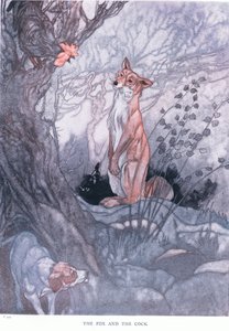 La volpe e il gallo da Charles Robinson