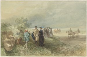 Sulla costa dello Zuiderzee da Charles Rochussen