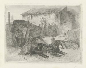Il carretto dei cani da Charles Rochussen