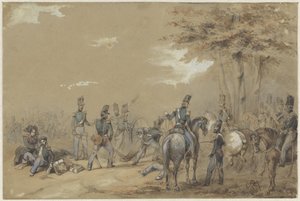 Fanteria in combattimento da Charles Rochussen