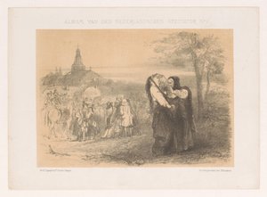 Leonoor nella disperazione da Charles Rochussen