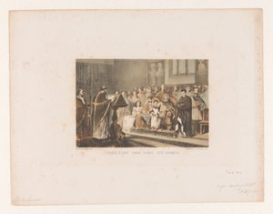Sacerdote legge a Carlo Magno da Charles Rochussen