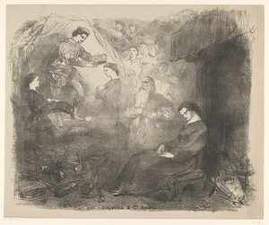 Scena dal dramma Cenerentola