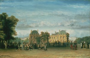 I Giardini del Lussemburgo, 1849 da Charles Rochussen