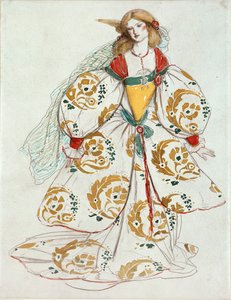 Bozzetto di costume, c1850-1880 da Charles S Ricketts
