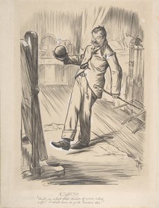 Una vestibilità stretta, 1872 da Charles Samuel Keene