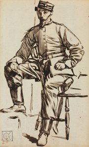 Charles Keene come volontario da Charles Samuel Keene