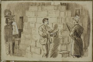 Nello studio da Charles Samuel Keene