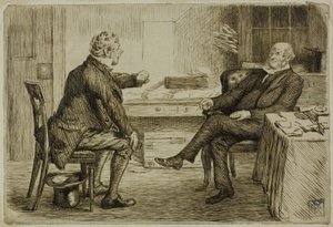 Avvocato e Cliente da Charles Samuel Keene