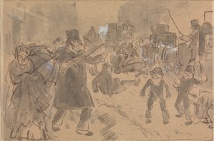 Scena di Strada da Charles Samuel Keene