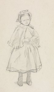 Studio per una bambina da Charles Samuel Keene