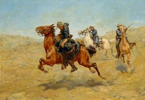 Il Mio Compagno di Cuccetta, finito 1899 da Charles Schreyvogel