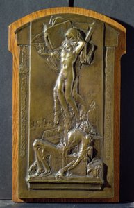 La morte e la fanciulla, c.1911-12 da Charles Sergeant Jagger