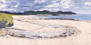 Ruscello della spiaggia, Sanna, 2017 (olio su tela)