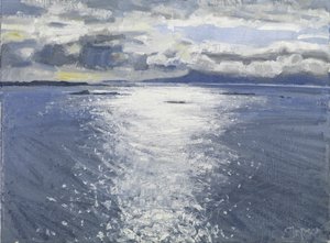 Sera buia, 2017 (olio su tela)