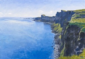 Scogliere estive, Skye, 2011 (olio su tela)