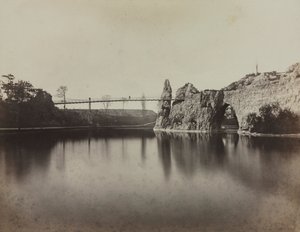 Buttes Chaumont, Parigi, c. 1860 da Charles Soulier
