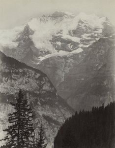 Jungfrau, vista da Mürren, Svizzera, c. 1860