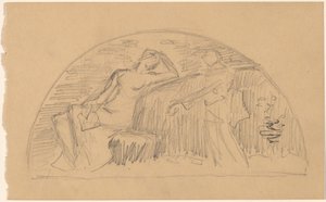 Studio per una lunetta da Charles Sprague Pearce