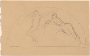 Studio di Figure in una Lunetta da Charles Sprague Pearce