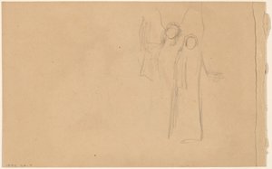 Studio di figure [verso] da Charles Sprague Pearce