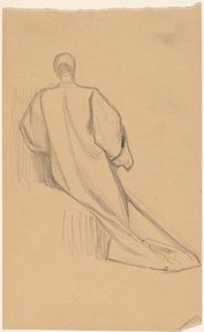 Studio di una figura da dietro da Charles Sprague Pearce