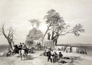 Panjab: Avamposto di Rhodawala Occupato dai Picchetti Britannici il 10 febbraio 1845, tavola 8 da 