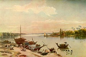 Barrackpur - Sul Gange vicino a Calcutta, 1840, 1901 da Charles Stewart Hardinge