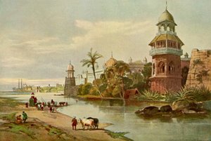 Delhi - Il Palazzo del Re dal fiume da Charles Stewart Hardinge