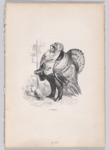 Un banchiere da Scene della vita privata e pubblica degli animali, ca. 1837-47