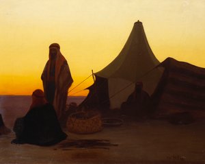 Accampamento arabo da Charles Theodore Frere