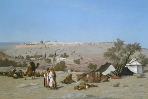 Gerusalemme dal Monte degli Ulivi da Charles Theodore Frere