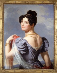 Ritratto di Anne Boutet, conosciuta come Mademoiselle Mars (1779 - 1847), attrice francese. Dipinto di Charles Thévenin, esposto per la prima volta all