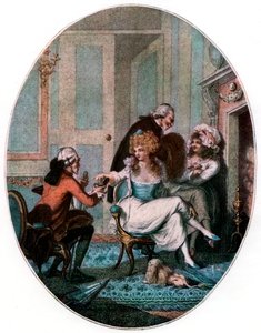 Il focolare francese da Charles Tomkins