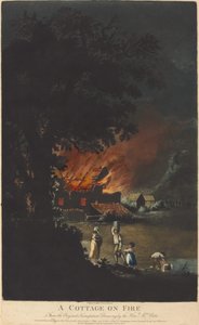 Un Cottage in Fiamme da Charles Turner