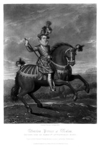 Carlo, Principe di Galles, 1816 da Charles Turner