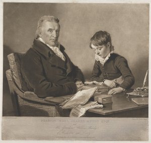 Francis Noel Clark Mundy e suo nipote, William da Charles Turner
