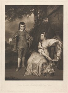 George Visconte Malden e Lady Elizabeth Capel
