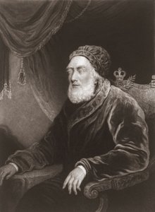 Re Giorgio III in vecchiaia. Ritratto