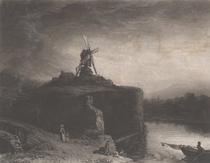 Il Mulino di Rembrandt, 1823 da Charles Turner