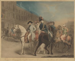 Bonaparte che rivede la Guardia Consolare da Charles Turner after John James Masquerier