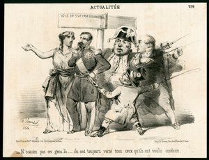 Le Charivari, Satirico in B & N da Charles Vernier
