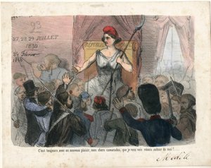Le Charivari, Satirico in N & B da Charles Vernier
