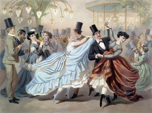 Valzer al Bal Mabille, Avenue Montaigne, Parigi
