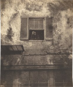 Auguste Vacquerie alla Finestra, Marine Terrace da Charles Victor Hugo with Auguste Vacquerie